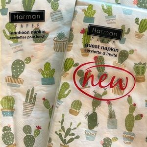 Harman Palm Cactus Club paper luncheon napkin-20 count x 2 packs-NWT
